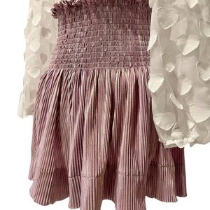 QUEEN OF SPARKLES purple iridescent shorts